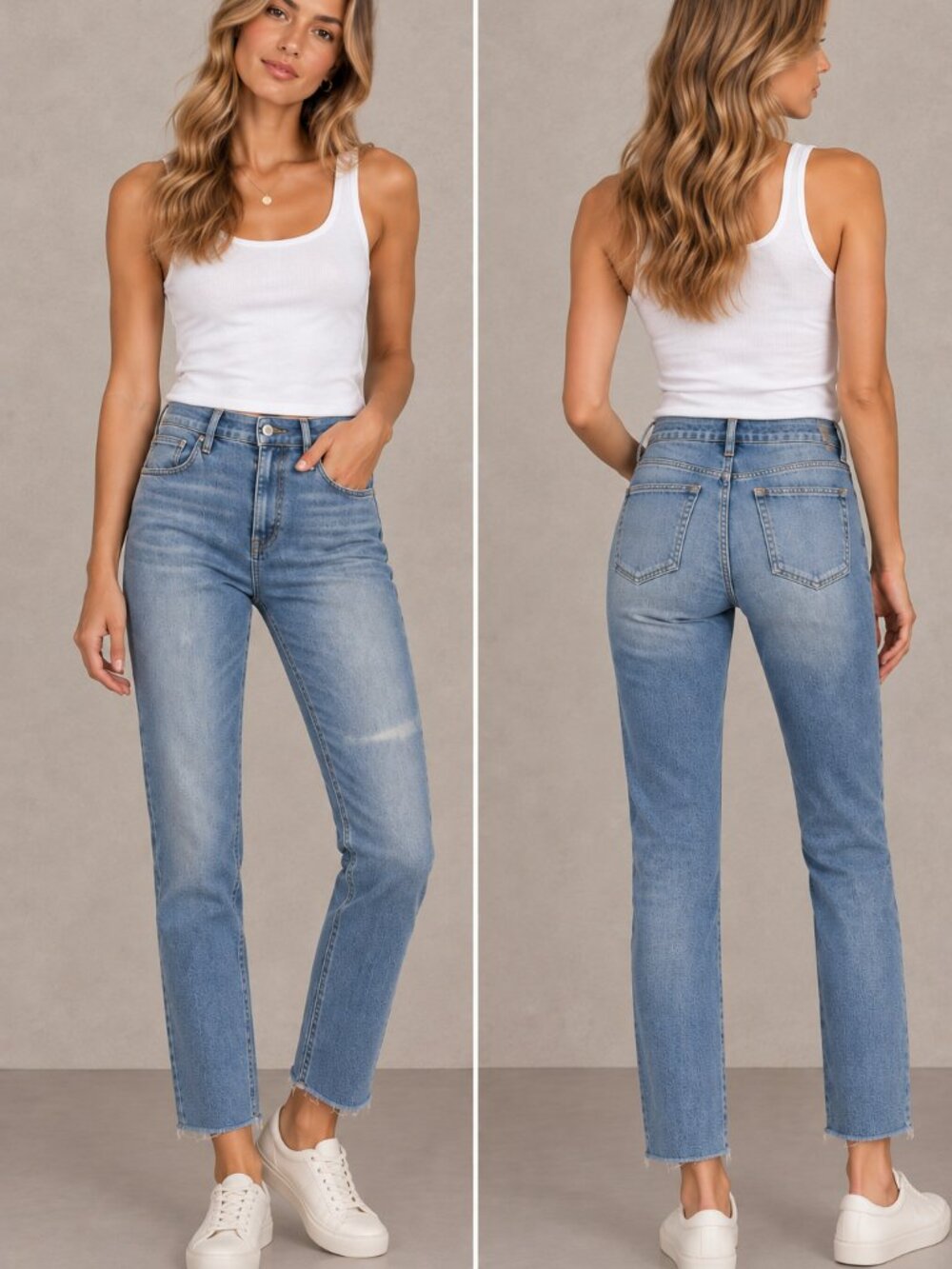 Frank & Eileen Derry High Waist Straight Leg Jeans Size 28